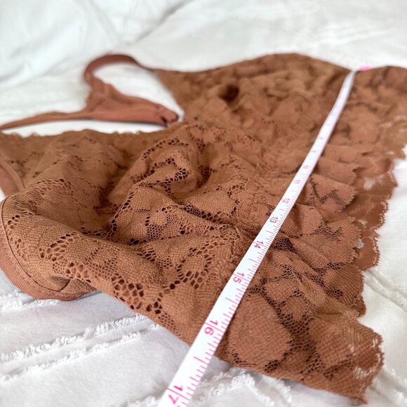 Aerie LAce Plunge Bralette XL EUC - Picture 4 of 5